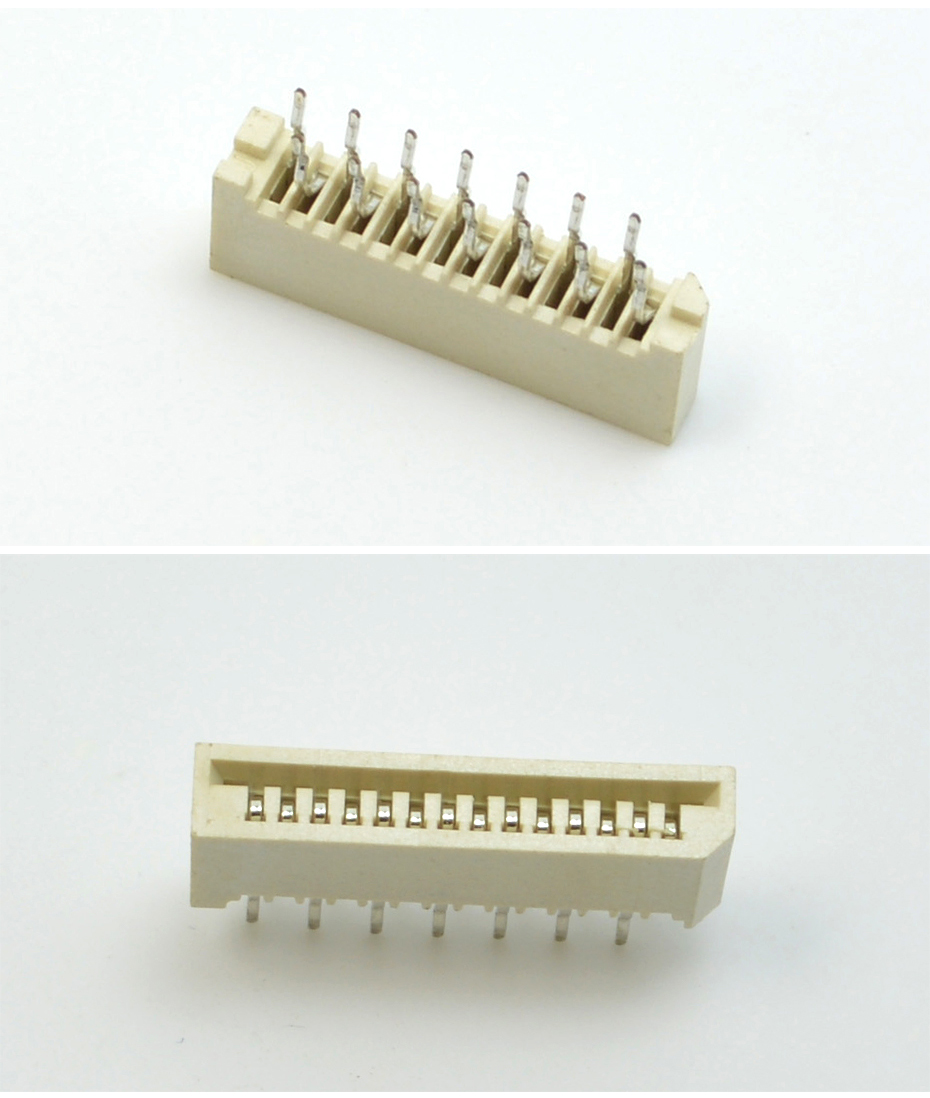 FPC插座排線插座 1.0mm間距11P 單麵接直插 無鎖扁平軟排線連接器,麻豆免费网站