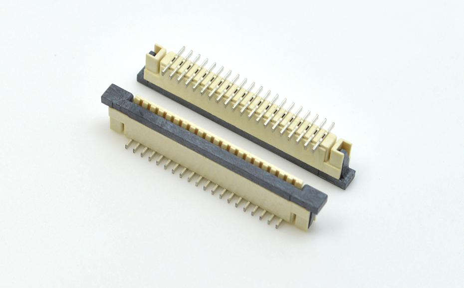 南平麻豆免费网站1廠家直銷1.0間距立式帶鎖 一字立貼 ffc/fpc連接器公司