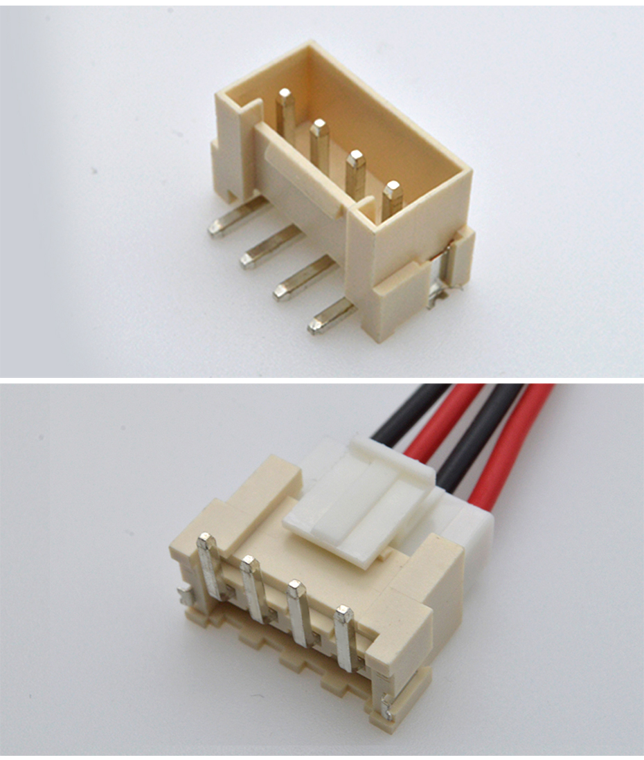 VH3.96-4P臥貼針座PCB板SMT插座 連接器3.96mm 表麵貼片座