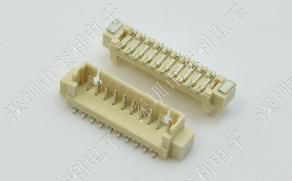 MX1.25-11P立式貼片插座SMT針座wafer端子接插件 條型連接器